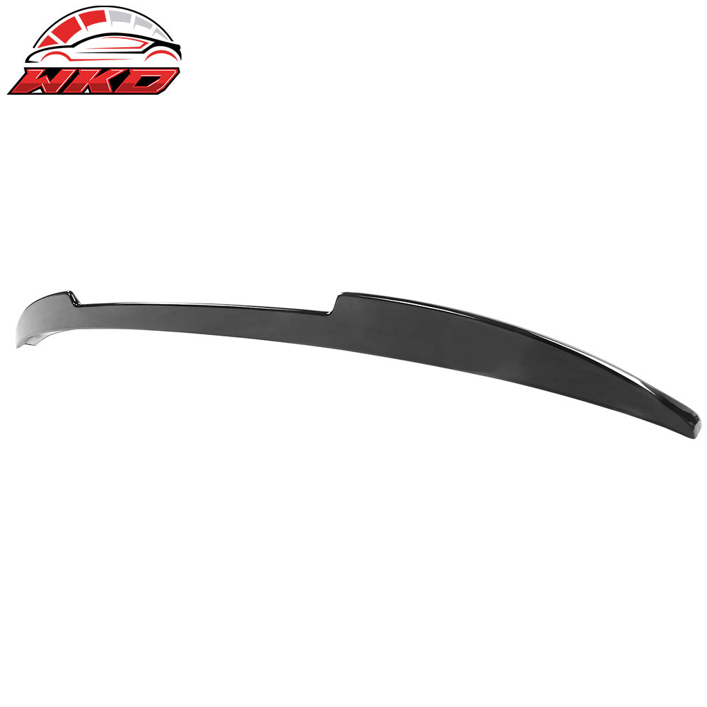 Fits 21-25 Ford Mustang Mach-E IKON Style Gloss Black MID Rear Trunk Spoiler ABS