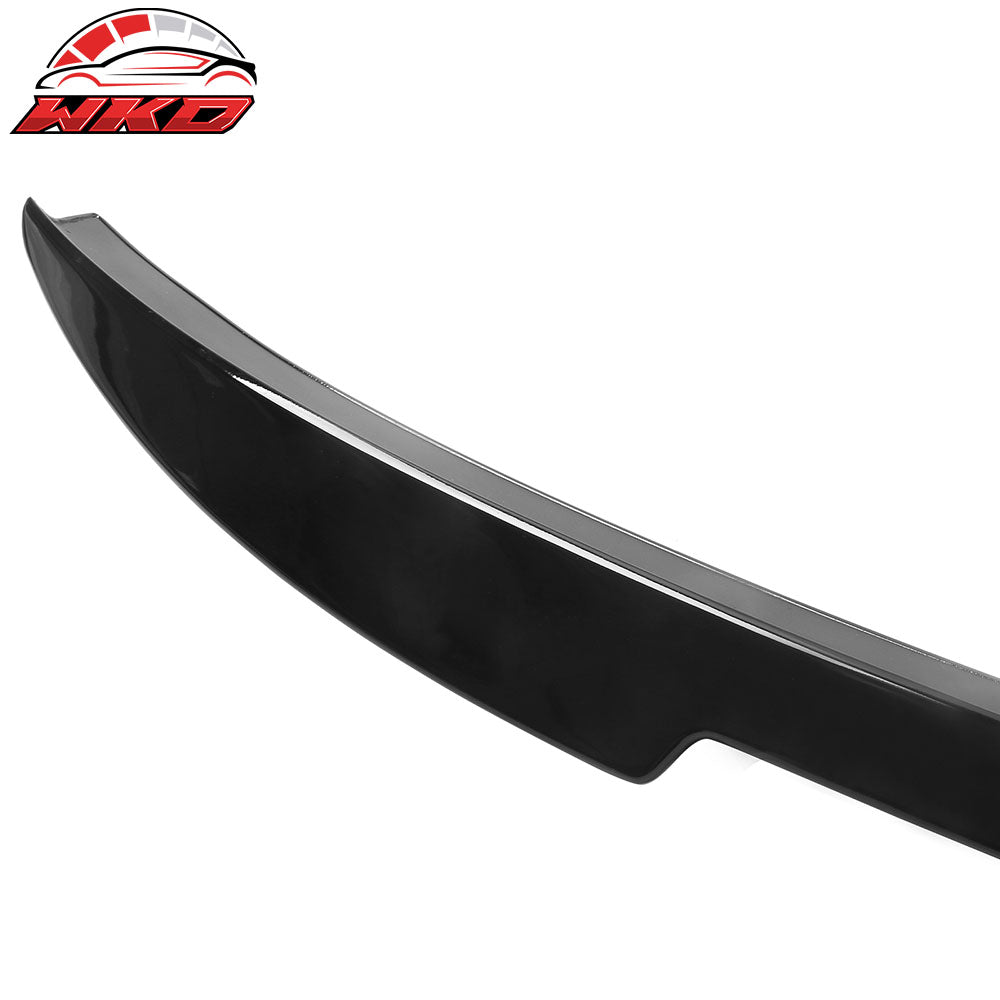 Fits 21-25 Ford Mustang Mach-E IKON Style Gloss Black MID Rear Trunk Spoiler ABS