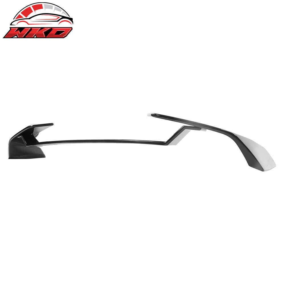 For 21-25 Ford Mustang Mach-E 4-Door Gloss Black MID Rear Trunk Spoiler ABS 3PCS