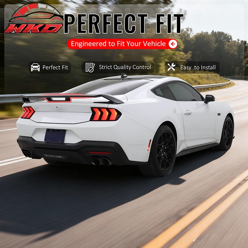Wholesale 24-26 Ford Mustang OE GT Performance Style Trunk Spoiler Matte Black ABS - Wikond Auto