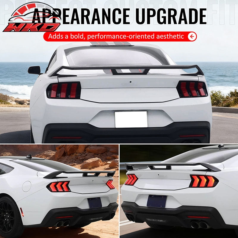 Wholesale 24-26 Ford Mustang OE GT Performance Style Trunk Spoiler Matte Black ABS - Wikond Auto