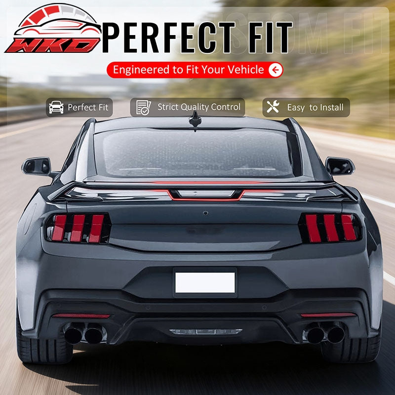 Wholesale 24-26 Ford Mustang OE GT Performance Style Trunk Spoiler Gloss Black ABS - Wikond Auto