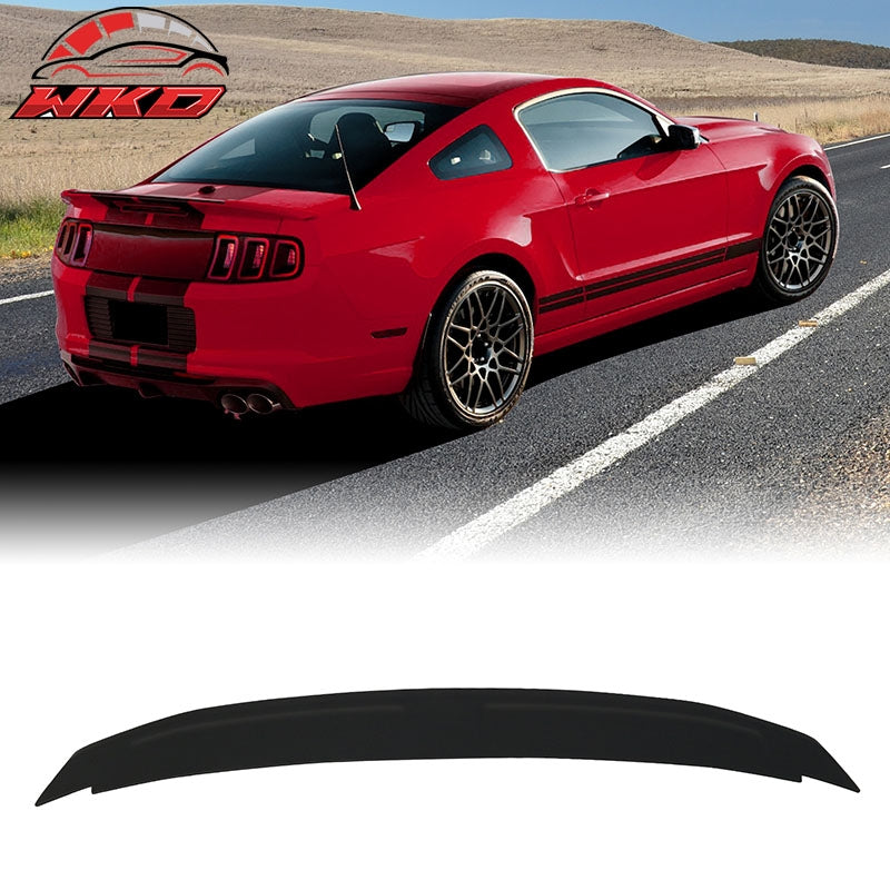 Fits 10-14 Ford Mustang OE Style Rear Trunk Spoiler Wing Lip ABS Matte Black