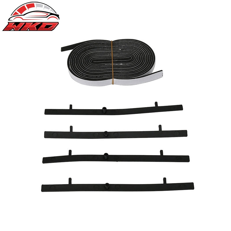 Fits 10-14 Ford Mustang OE Style Rear Trunk Spoiler Wing Lip ABS Matte Black