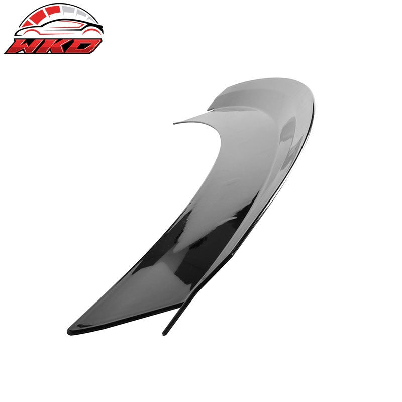Fits 15-23 Ford Mustang R Style Rear Trunk Lid Spoiler Wing Gloss Black ABS