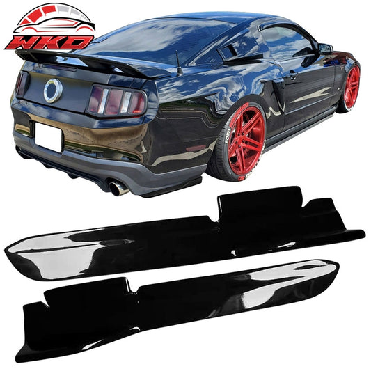 Wholesale  10-14 Ford Mustang LS Style Rear Bumper Aprons PP Gloss Black