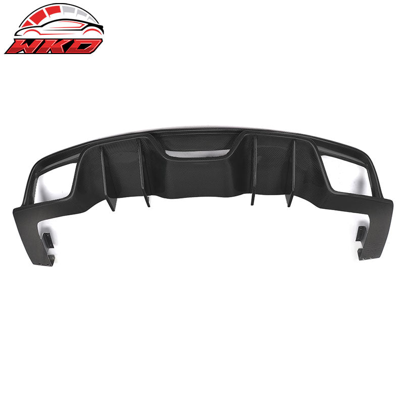 Wholesale 15-17 Ford Mustang Coupe JC Style Rear Bumper Diffuser Matte Carbon Fiber