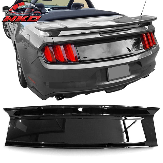Wholesale 15-23 Ford Mustang Rear Trunk Decklid Cover Panel Gloss Black ABS Boot Trim