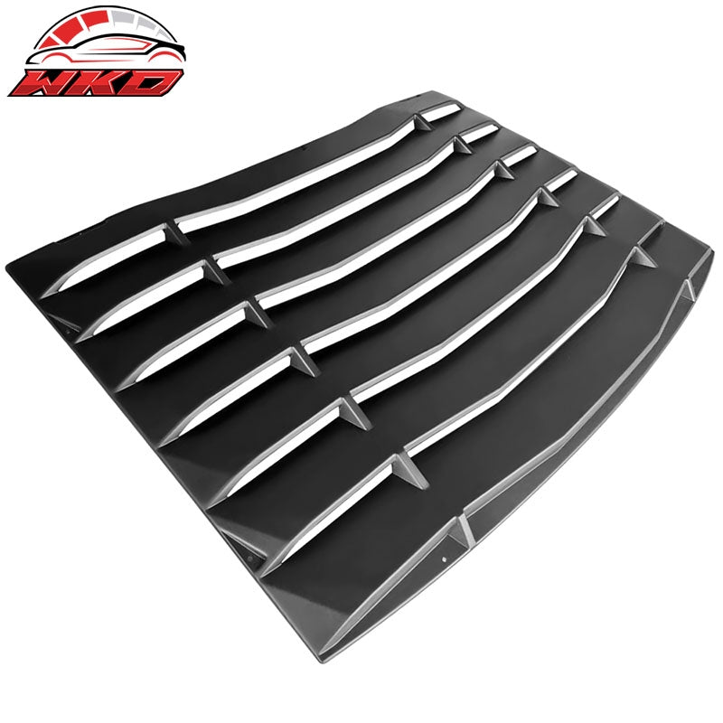 Fits 05-14 Ford Mustang IKON Style Unpainted Rear Window Louver Windshield ABS
