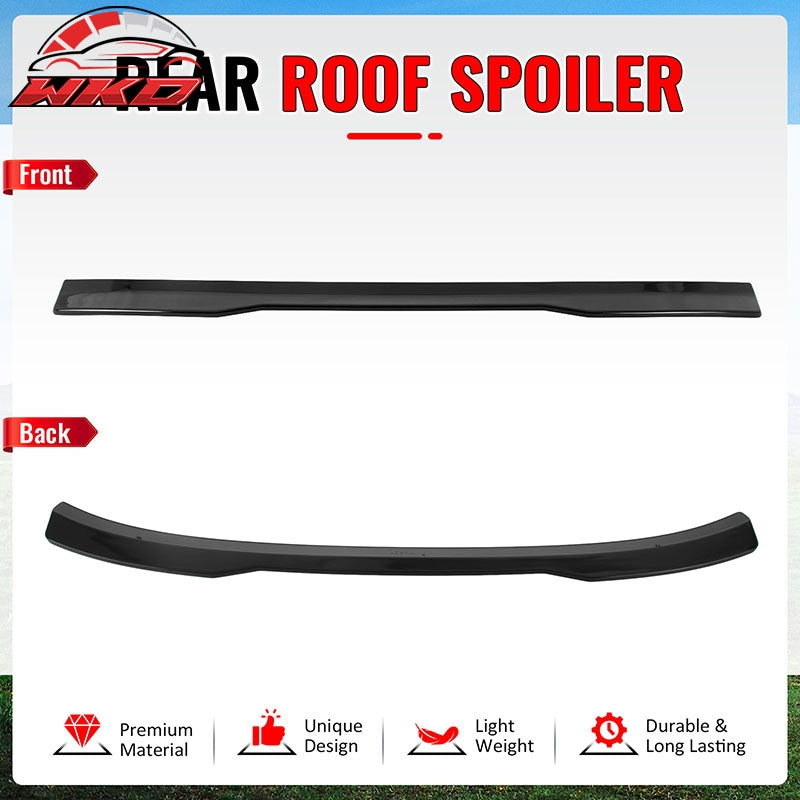 Fits 24-26 Ford Mustang S650 Coupe OE Style Rear Roof Spoiler Gloss Black ABS