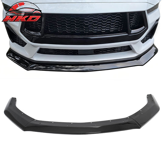 Wholesale 24-26 Ford Mustang S650 DH Front Bumper Lip Chin Splitter PP Gloss Black - Wikond Auto