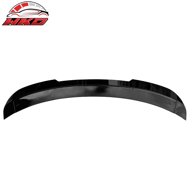 Fits 24-26 Ford Mustang S650 Trunk Spoiler DECK Gloss Black Rear Deck Lid Wing