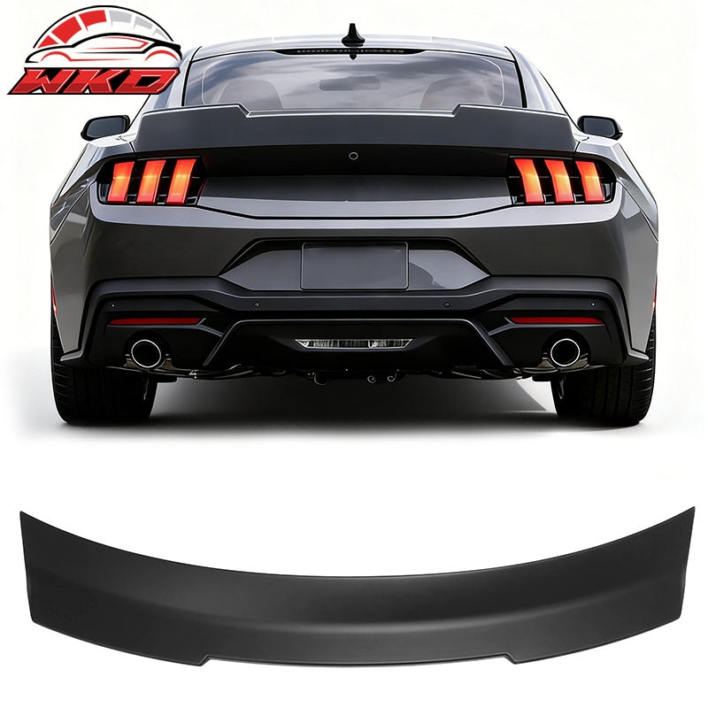 Wholesale For 24-26 Ford Mustang SK Style Duckbill Trunk Spoiler Matte Black Rear Wing ABS