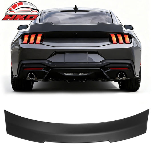 Wholesale For 24-26 Ford Mustang SK Style Duckbill Trunk Spoiler Matte Black Rear Wing ABS
