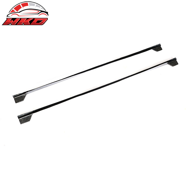 Fits 15-23 Ford Mustang S550 JC Style Side Skirts 2PC Forged Matte Carbon Fiber
