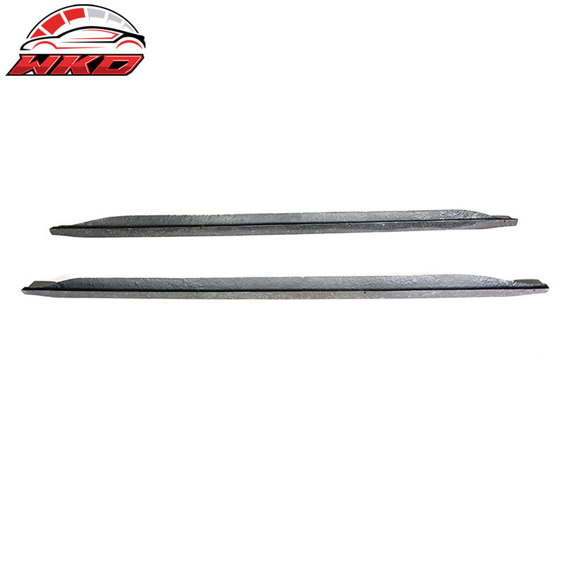 Fits 15-23 Ford Mustang S550 JC Style Side Skirts 2PC Forged Matte Carbon Fiber