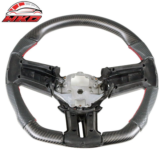 Wholesale 10-14 Ford Mustang Steering Wheel Matte Carbon Fiber Leather