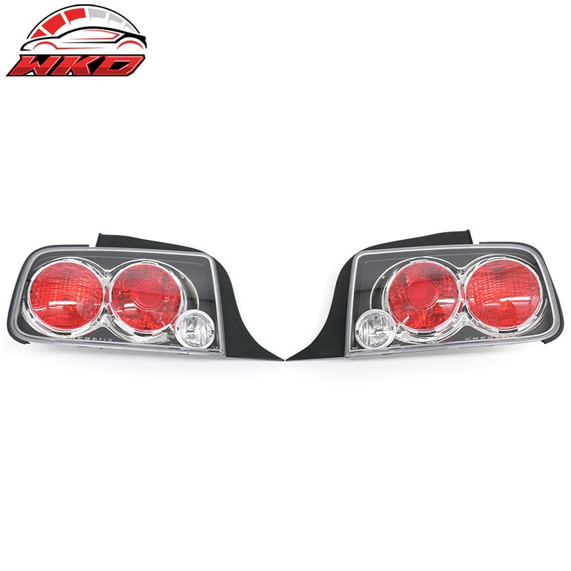 Wholesale 05-09 Ford Mustang Tail Lights Rear Brake Lamps Black Housing W/Red Lens - Wikond Auto