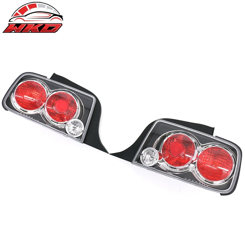 Wholesale 05-09 Ford Mustang Tail Lights Rear Brake Lamps Black Housing W/Red Lens - Wikond Auto