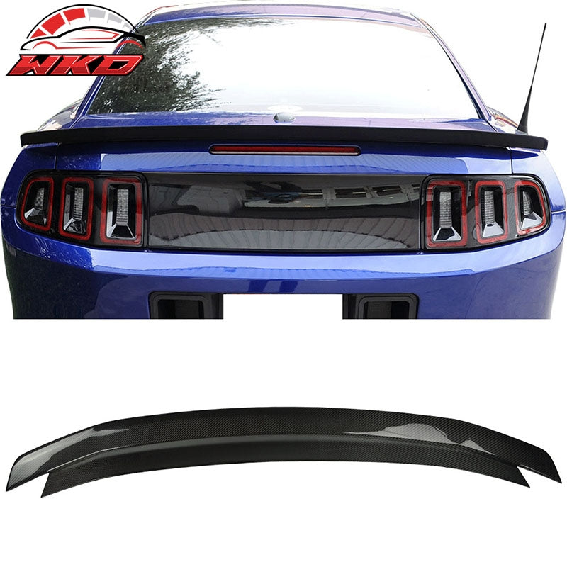 Fits 10-14 Ford Mustang Trunk Spoiler Wing - Carbon Fiber CF
