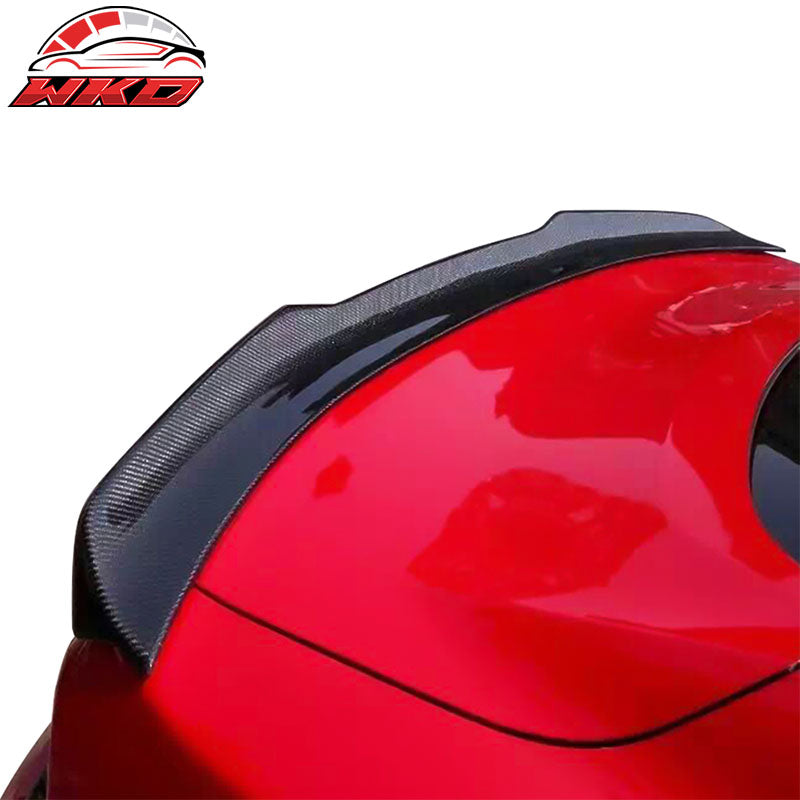 Fits 15-23 Ford Mustang S550 Coupe JC Style Trunk Spoiler - Matte Carbon Fiber