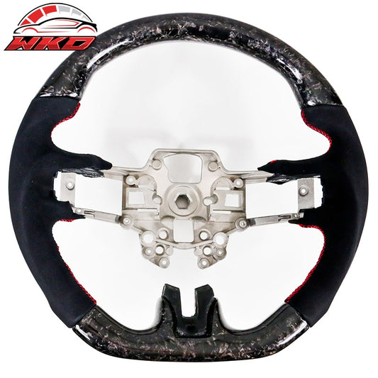 Wholesale 18-23 Ford Mustang Steering Wheel W/Red Stitching Forged Carbon Fiber
