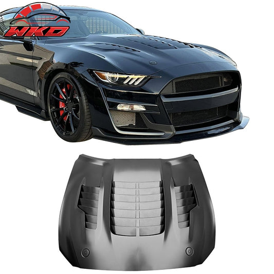 Wholesale For 15-17 Ford Mustang V6/GT/GT350 20-23 GT500 GT500KR Style Front Hood Aluminum - Wikond Auto