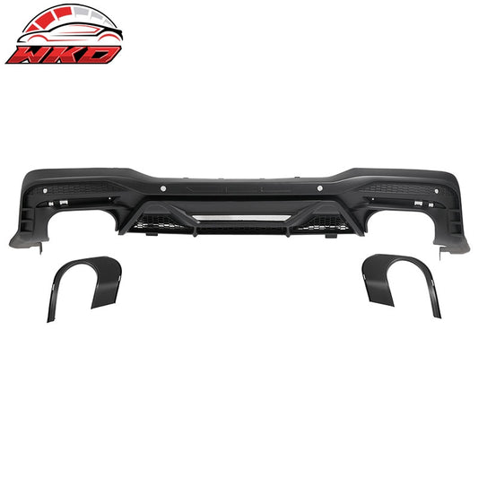 Wholesale 24-26 Ford Mustang V6/GT Rear Bumper Diffuser Dark Horse Style Matte Black
