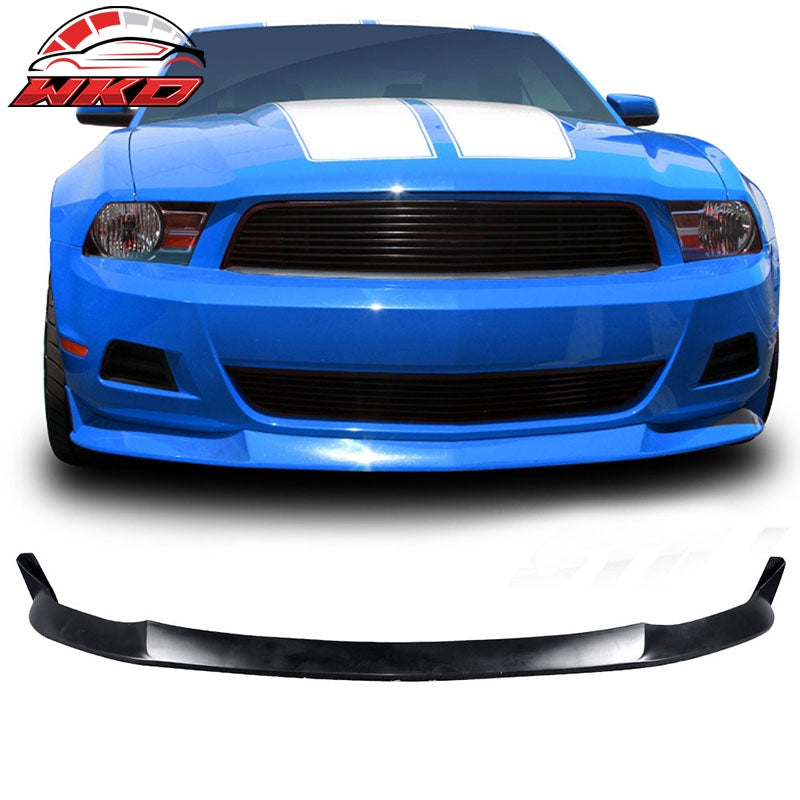 Wholesale 10-12 Ford Mustang V6 Only S Style Front Bumper Lip Spoiler Unpainted PU