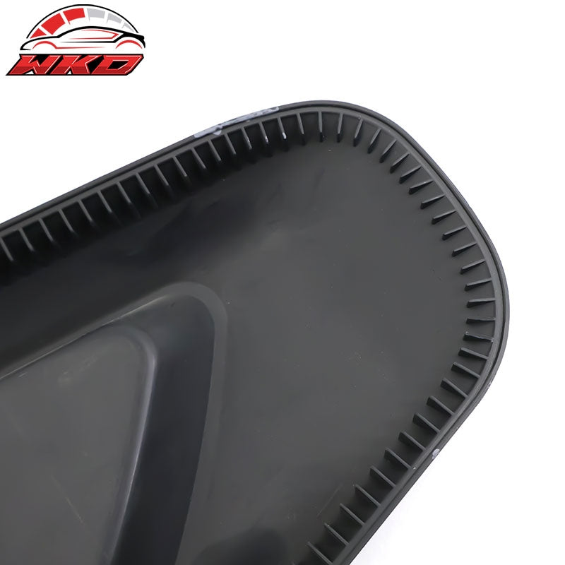 Fits 10-14 Ford Mustang IKON Style Side Quarter Window Louver Cover Gloss Black