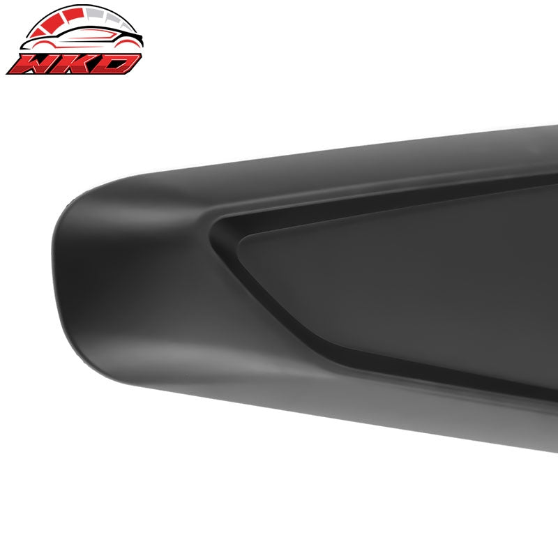 Fits 10-14 Ford Mustang IKON Style Side Quarter Window Louver Cover Matte Black