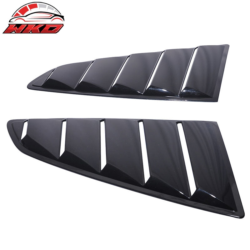 Fits 15-23 Ford Mustang Coupe OE Style Side Quarter Window Louver Scoop Cover PP