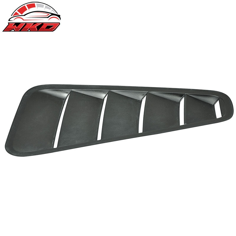 For 05-09 Ford Mustang OE Style Quarter Window Louver Gloss Black