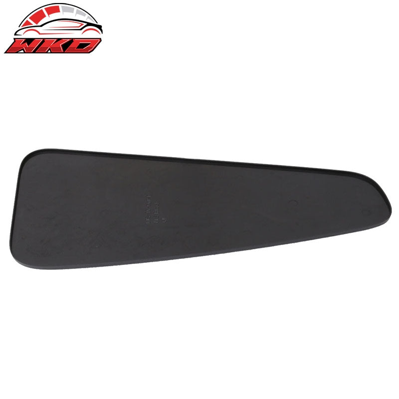 Fits 10-14 Ford Mustang Coupe GT350 Style Matte Black Side Quarter Window Louver