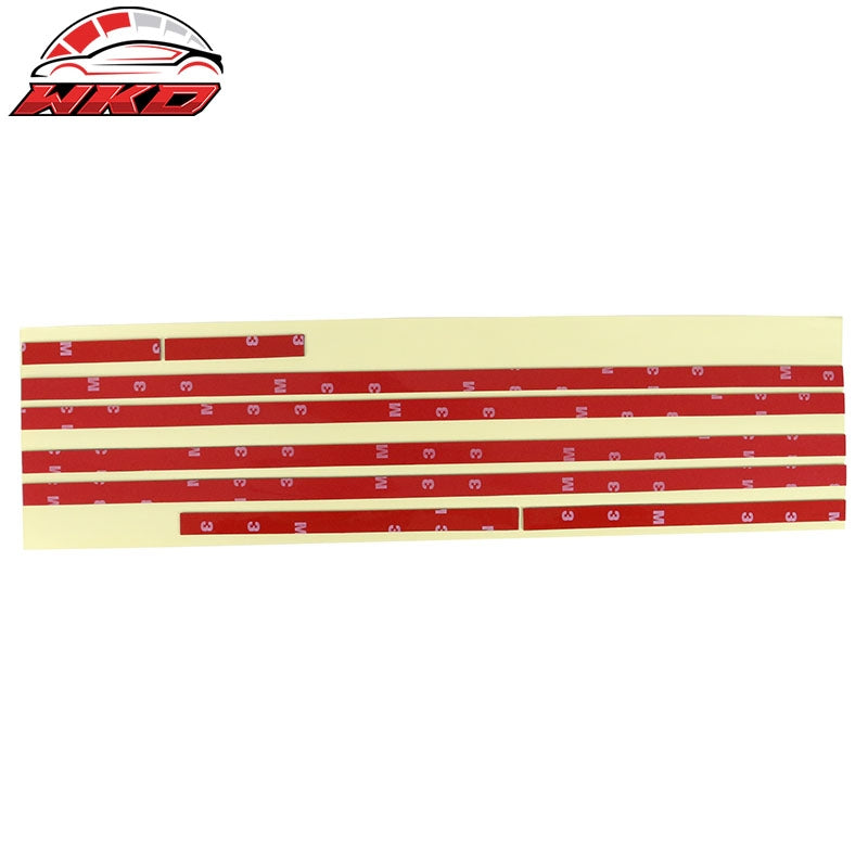Fits 10-14 Ford Mustang Coupe GT350 Style Side Window Louvers 2PC