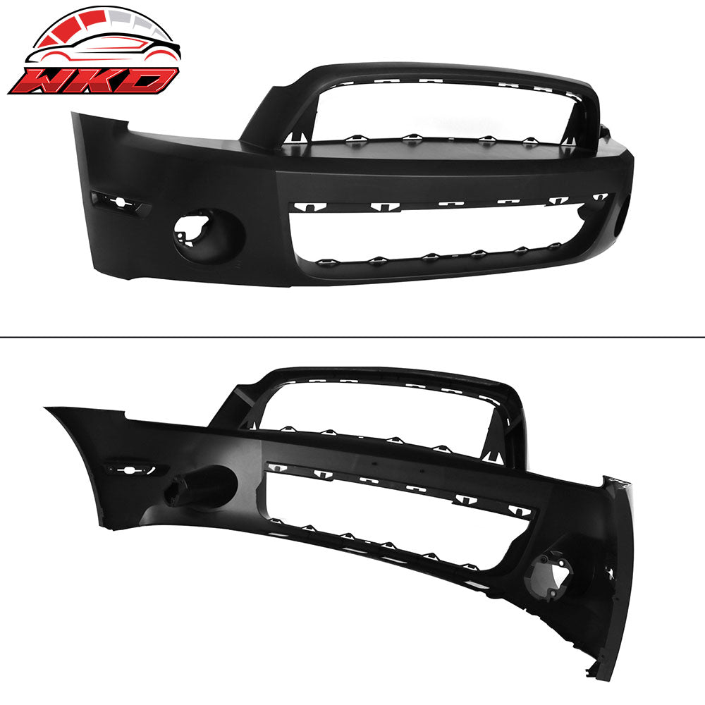 Fits 10-14 Ford Mustang Front Bumper Cover GT500 Style Conversion w/ Grille Lip