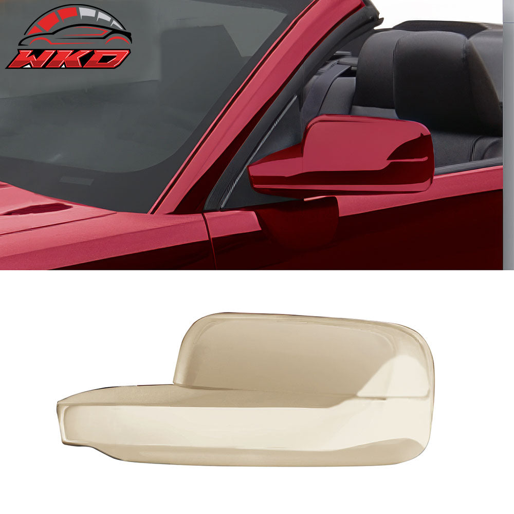 Fits 05-09 Ford Mustang Rear Side View Mirror Covers Caps Overlay ABS Raw Pair