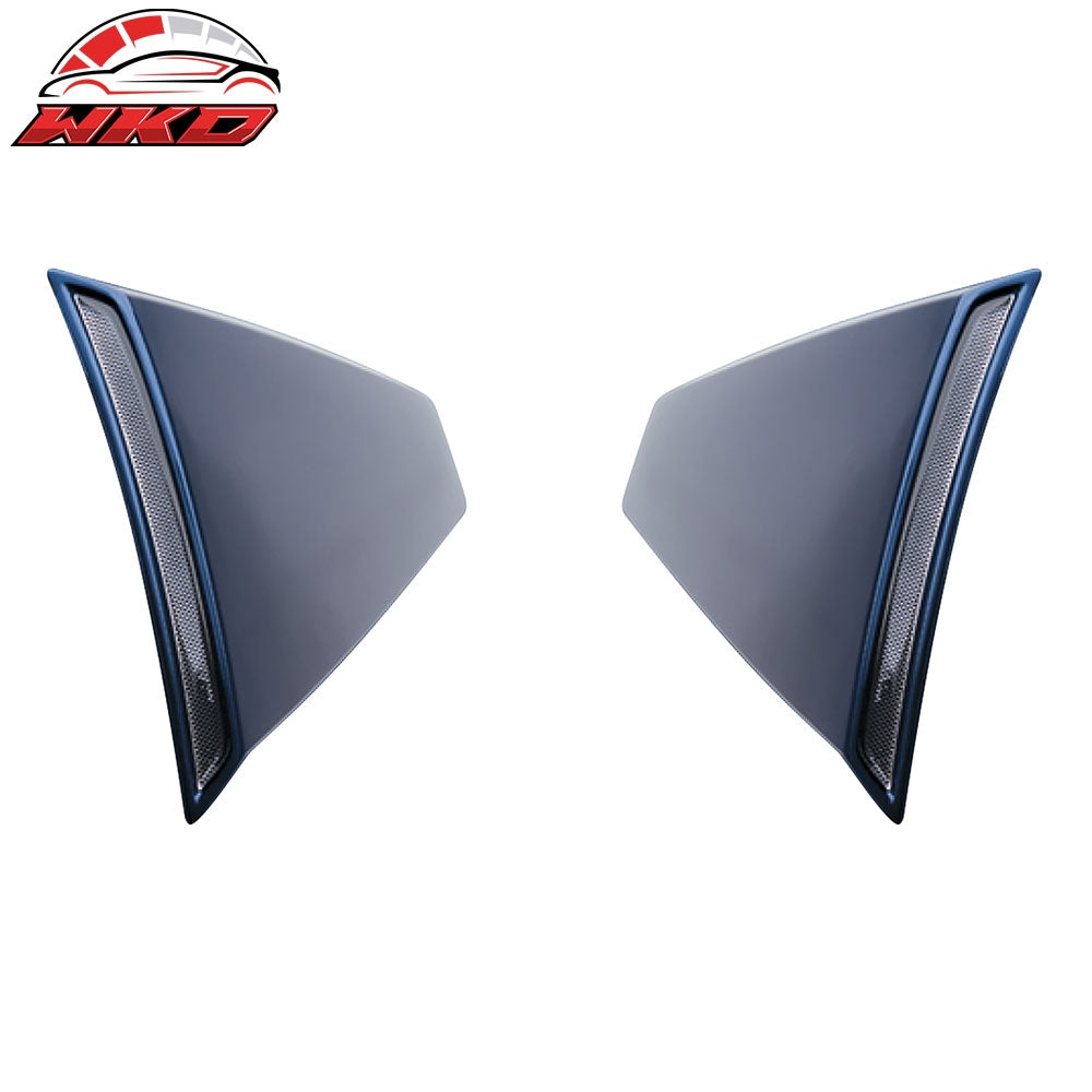 Wholesale 05-09 Ford Mustang 2PC Rear Side Quarter Window Louvers Scoops PU Unpainted