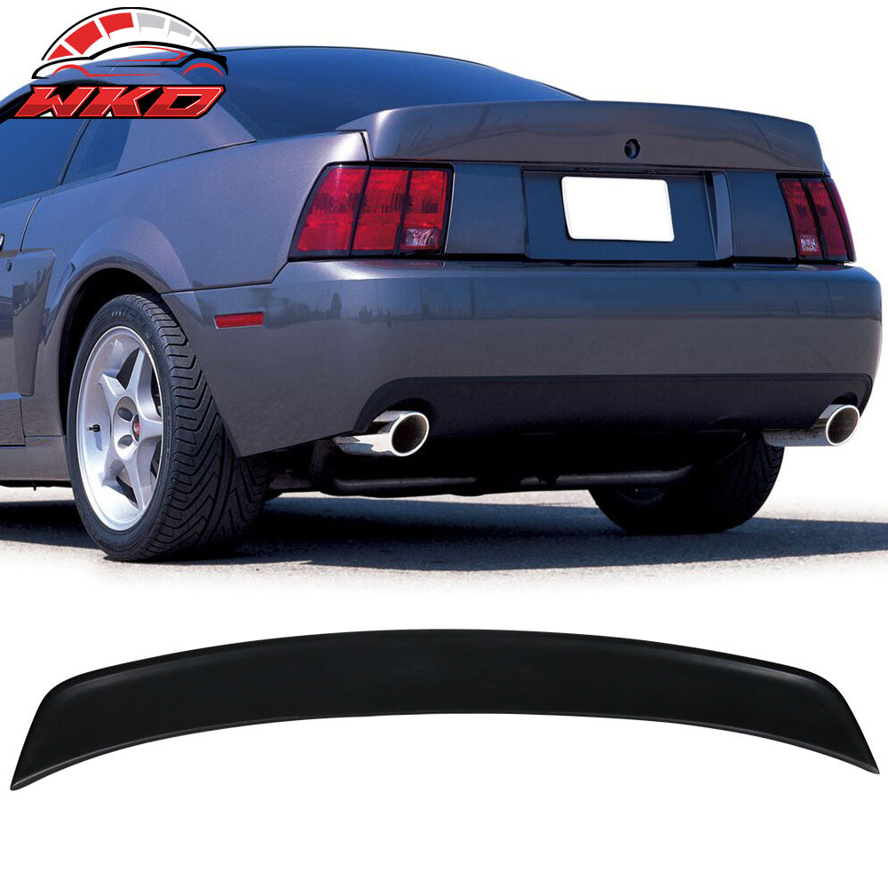 Fits 99-04 Ford Mustang Cobra Style Unpainted PU Rear Trunk Spoiler Wing