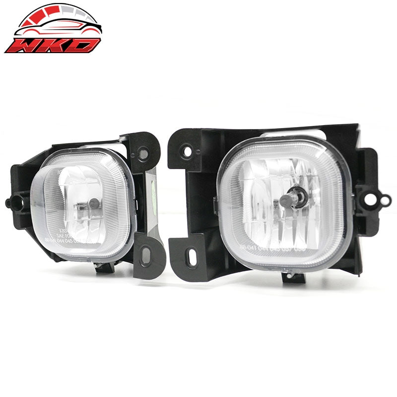 Fits 04-05 Ford Ranger RH LH Front Bumper Driving Fog Lights Lamps Clear Lens