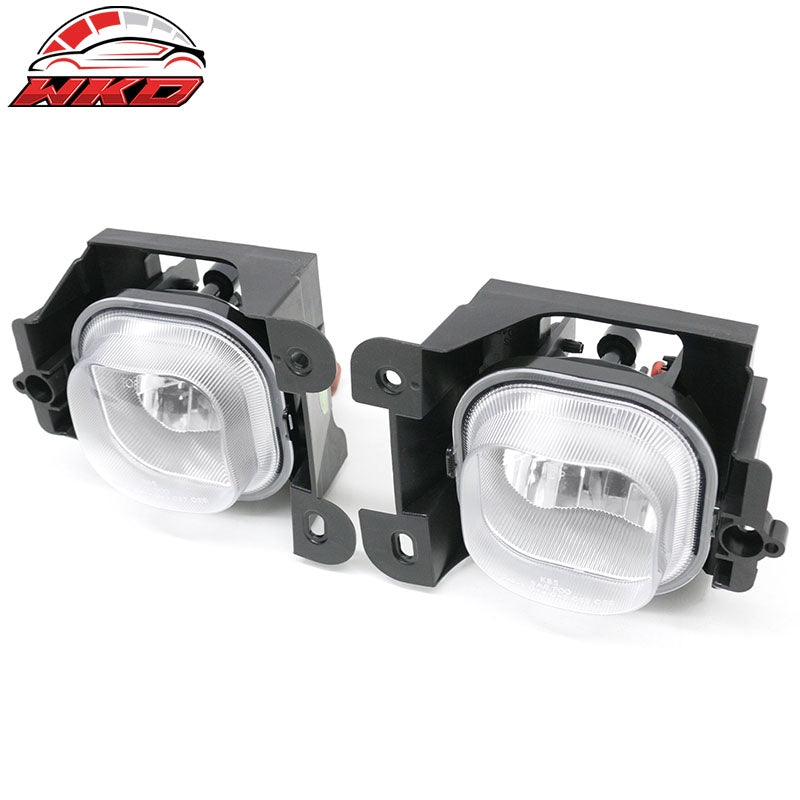 Fits 04-05 Ford Ranger RH LH Front Bumper Driving Fog Lights Lamps Clear Lens