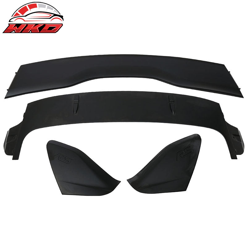 Fits 12-18 Ford Focus MK3 Hatchback RS Style Rear Roof Window Spoiler Wing ABS
