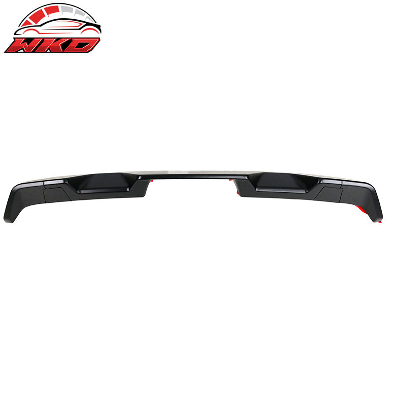 Fits 09-14 Ford F-150 All Cab & Bed Size Matte Black IKON Style Roof Spoiler ABS
