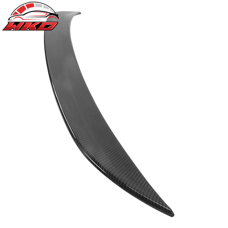 Fits 21-26 Ford Mustang Mach-E IKON Style Roof Spoiler ABS Carbon Fiber Print