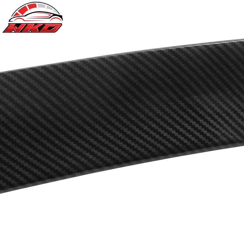 Fits 21-26 Ford Mustang Mach-E IKON Style Roof Spoiler ABS Carbon Fiber Print