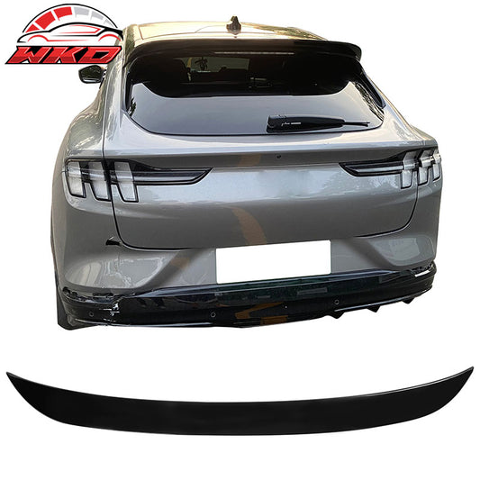 Wholesale 21-26 Ford Mustang Mach-E IKON Roof Window Spoiler Lip Wing ABS Gloss Black
