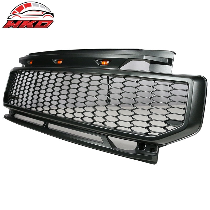 Fits 20-22 Ford F250 F350 F450 F550 F600 Super Duty R Style Front Bumper Grille
