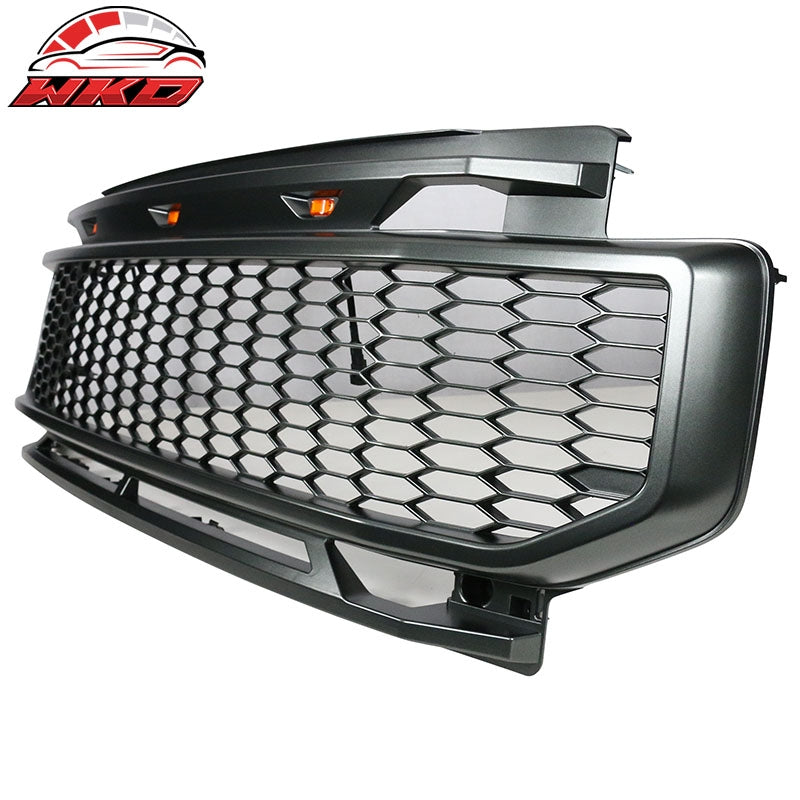 Fits 20-22 Ford F250 F350 F450 F550 F600 Super Duty R Style Front Bumper Grille