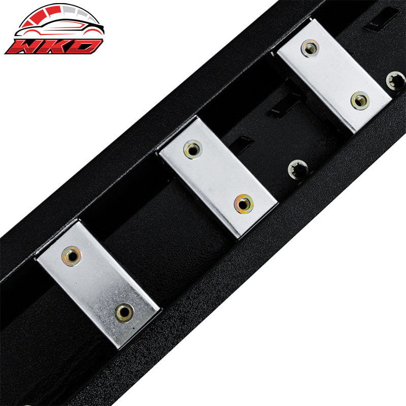 Wholesale 99-16 Ford F250 F350 Super Duty Crew Cab 6" V Running Board Side Bar Black - Wikond Auto