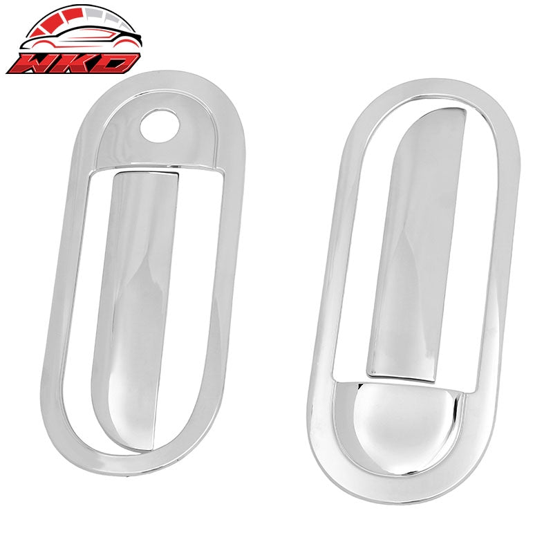 Fits 02-05 Ford Thunderbird Front Rear Door Handle Cover W/ 1-Keyhole Chrome ABS